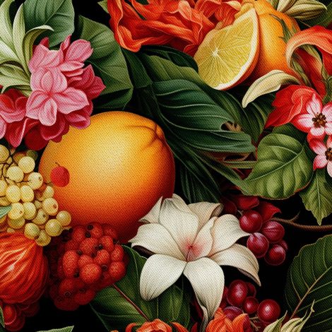 Tela decorativa para exteriores Oxford - Motivo frutal  DX6283 (1/5)