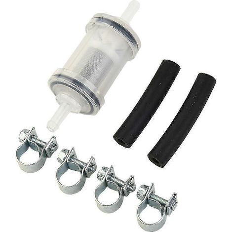 Filtre à carburant diesel avec tuyau et clip - Pièces détachées pour chauffage de stationnement Webasto Eberspacher et automobiles - Filtres - Pièces d'usure (1/5)