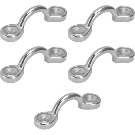 5x 5mm Edelstahl 316 Deckschlaufenösen zur Befestigung von Festmachern für Kajaks und Kanus (1/5)