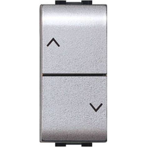 LIFE 4022 TEC DOPPIO PULSANTE P/TAPPAR ARGENTO