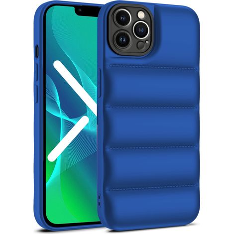 Funda acolchada para iPhone 13 Pro, azul (1/3)