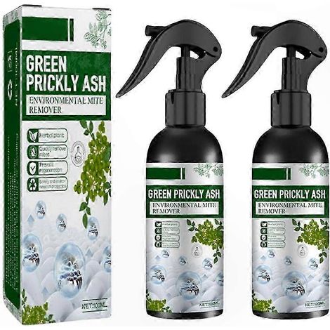 Spray naturel contre les punaises de lit et les acariens pour matelas, tapis et housses de meubles. Format : 2 pièces (1/4)