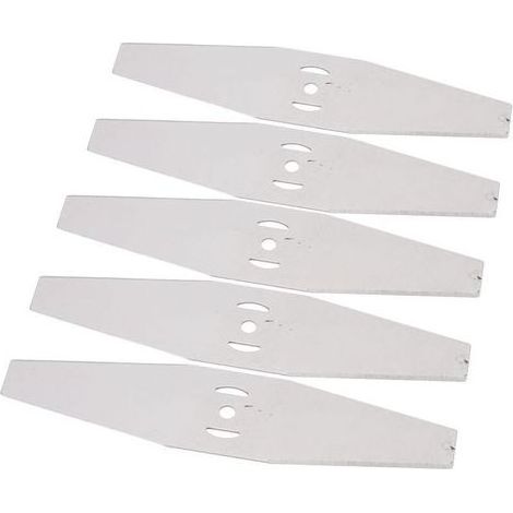 Lames De Tondeuse À Gazon - Acier Haute Résistance - Pour Coupe Herbe Et Buissons - Lot De 5 Pièces (1/5)