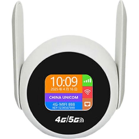 Routeur 4G Q50 LCD CPE haute vitesse avec emplacement pour carte SIM, Wi-Fi 6 portable, double antenne, 1 port WAN/LAN, routeur extérieur (1/5)