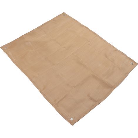 Feuerhemmende, isolierende und feuerfeste Faserabdeckung, ideal für Camping und Grillabende im Freien (100 x 80 cm). (1/5)