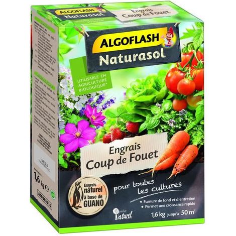 Algoflash Naturasol Concime Naturale Polvere 1,6 kg