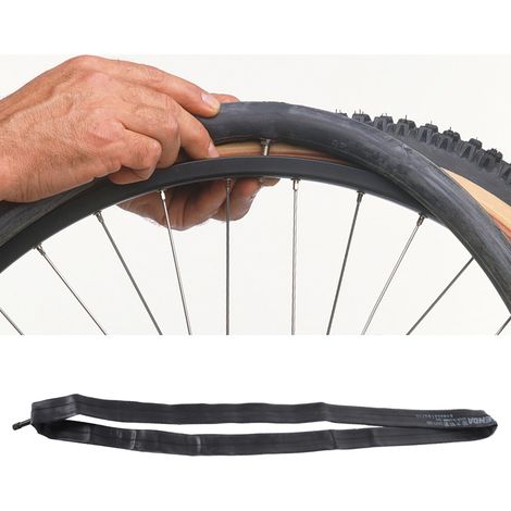 2 chambres à air en caoutchouc butyle pour vélo, 24 x 1 3/8 pouces, longueur AV. (1/5)