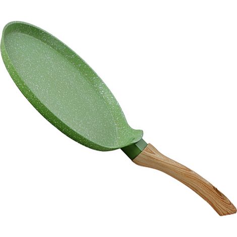 Poêle À Crêpes - Revêtement Granit Suisse Non Adhérent - Compatible Toutes Plaques Y Compris Induction - Diamètre 28 Cm - Hauteur Bord 1,5 Cm - 1 Pièce (1/5)