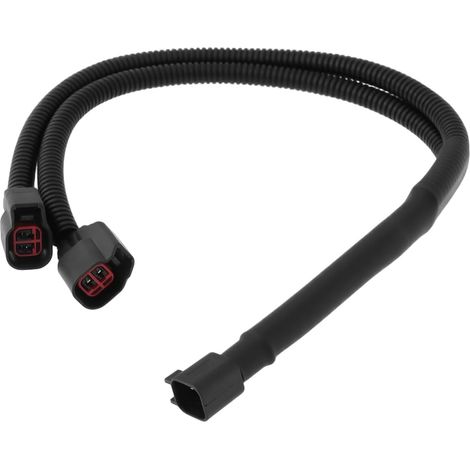 Faisceau de Câbles Convertisseur de Klaxon de Voiture 1 à 2 Connecteurs Longueur 50 Cm Compatible avec (1/5)