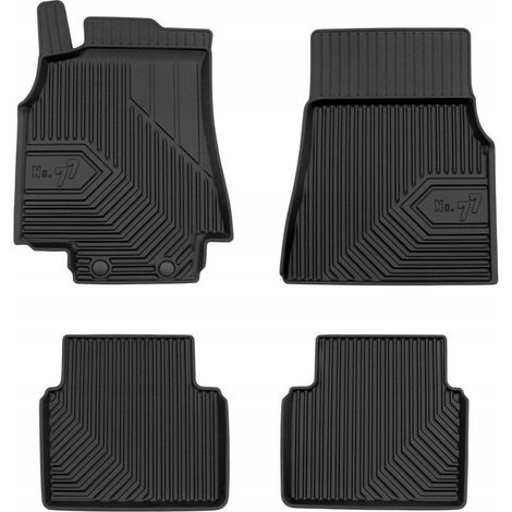 Alfombrillas para Mercedes B W245 2005-2011, alfombrillas de puerta, alfombrillas de goma para puerta, bandejas 77