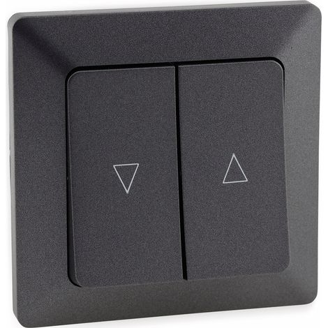 Interrupteur pour stores MILOS 23041, 250V, anthracite (1/3)