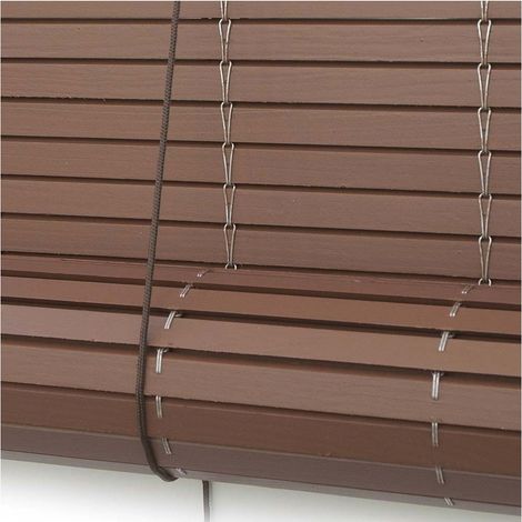 Persiana Madera Marron 97 x 105 cm - (1/2)