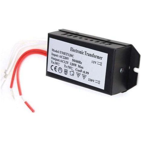 Transformateur électronique 220V à 12V, Alimentation 12V 10A 12V Convertisseur de Tension D'alimentation Pilote D'alimentation Intelligent (120W) (1/4)
