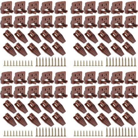 Lot de 40 glissières tiroir pour système central commodes et tables à (1/5)