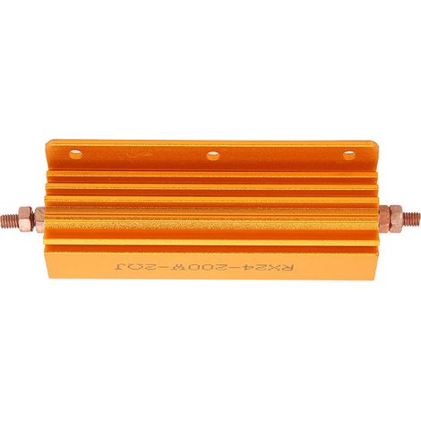 Résistance haute puissance RX24 Professional 200 W 2 Ω, boîtier en aluminium, alimentation électrique industrielle (1/5)