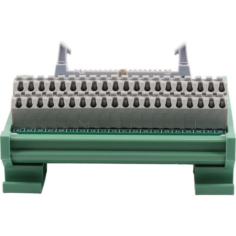 Bornier à connecteurs pour carte de dérivation, stable, 40 broches, sans vis, IDC40P-CK, 14-26 AWG, 0,8 A (1/5)