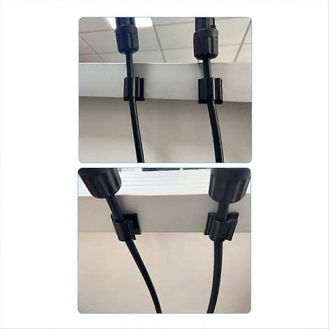 100 Stück schwarze Verbinder für PV-Kabel, Solarmodule, Photovoltaik-Drahtverbinder, Klemmclips (1/5)