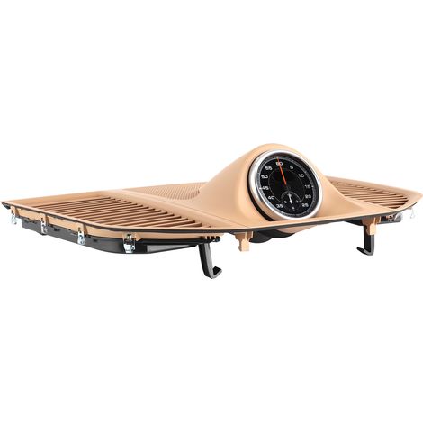 Horloge de tableau de bord, cache supérieur de tableau de bord, chronomètre, compatible avec Porsche Macan 2014-2016 (1/5)