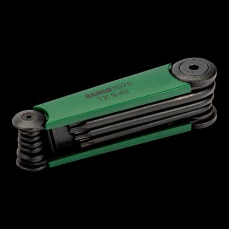 Juego de llaves bahco Set of 8 plegables verde acero (1/2)