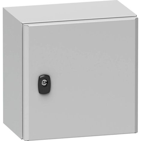 [NEUWERTIG] B-Ware Schneider Electric Gehäuse NSYS3DEX5420 Stahl IP66 400x500x200mm Lichtgrau 1 St. (1/2)