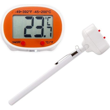 Städter Thermomètre à piquer électronique 16,5 cm Blanc (1/3)