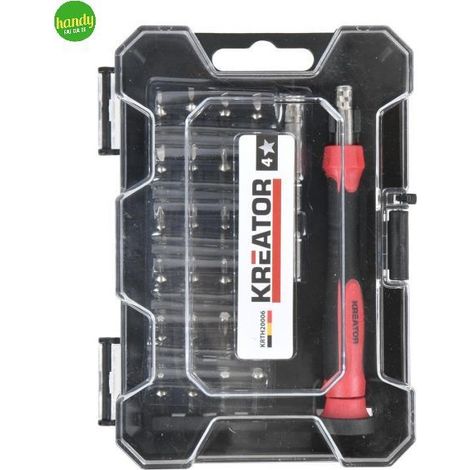 Set di cacciaviti a cricchetto Kreator 26 pezzi