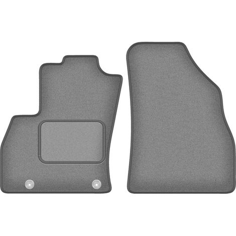 Tapis avant pour : Fiat Qubo combivan 2 places (2008-2020) graphite (1/5)