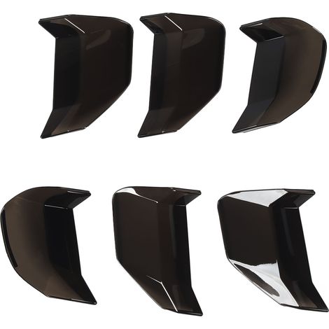 6Pcs Abat-jour Feux Arrière Noir Fumé Protection Robustes Décolorations Résistants Élégants Couvre-phares Pour Mustang (1/5)