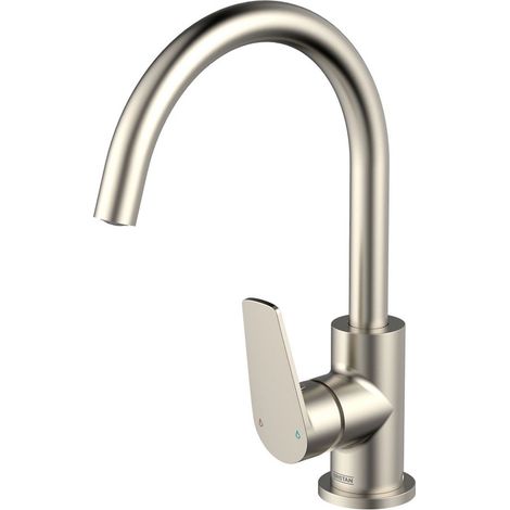 Bristan Raspberry EasyFit Mono Kitchen Sink Mixer Tap - Stainless Steel