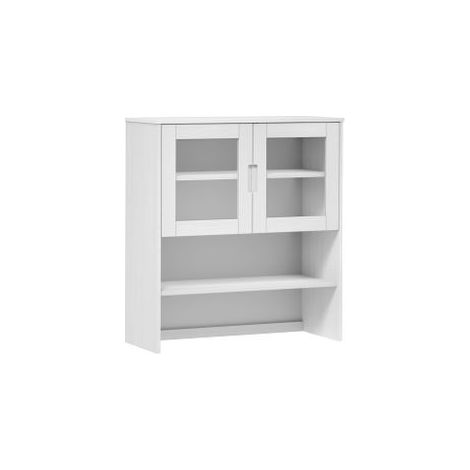 Dessus de buffet MOLDE Blanc 90x35x100 Bois massif de pin (1/5)