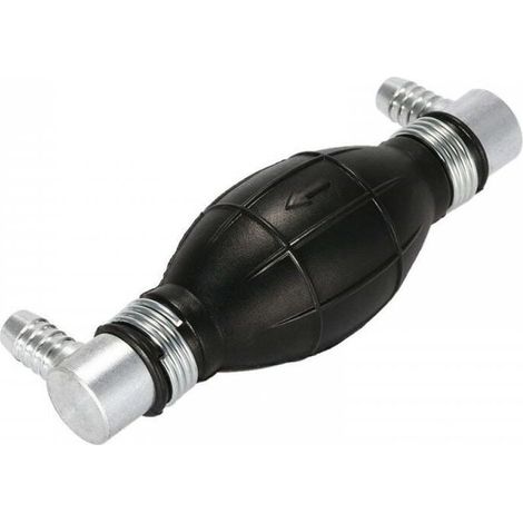 Poire Pompe d'Amorçage Universelle pour Système d’Alimentation Gasoil ou Essence Coudée des Deux Cotés à 90° - Sortie de 8mm avec Clapet Anti Retour (1/5)