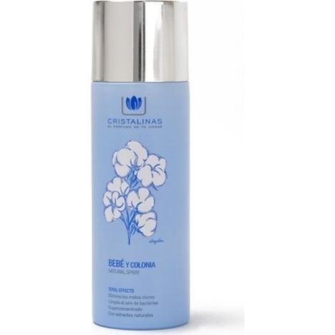 Ambientador hog bebe y colonia 200 ml natural spray cristali