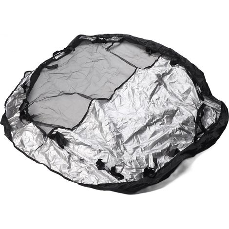 Housse rectangulaire à 8 panneaux pour parc à jeux pour chiens, couverture en filet pour cage ou niche, protection solaire pour l'intérieur et l'extérieur (1/5)