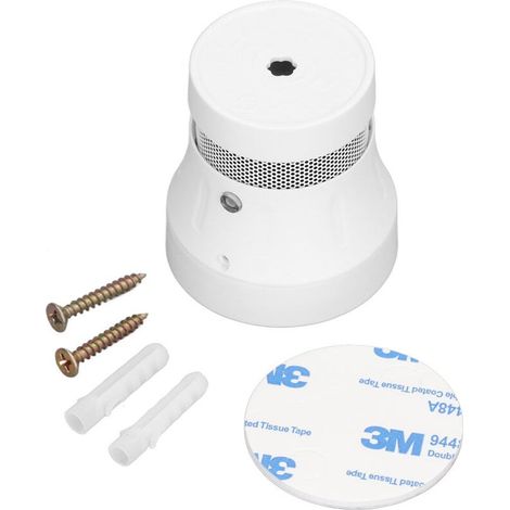 Détecteur d'incendie de fumée, Support WIFI pour application Tuya, avec alerte vocale et lumière LED, alarme de fumée intelligente pour la maison (1/4)