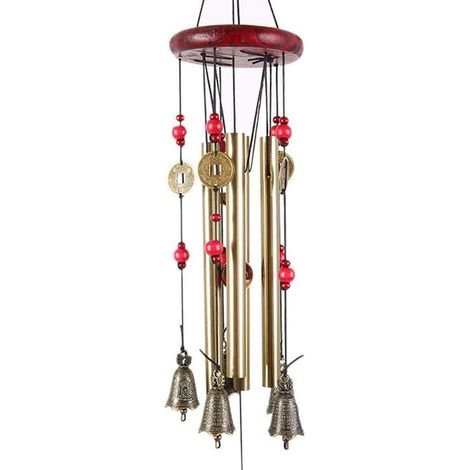 Tube en métal cloches de vent Carillon Carillon à vent Incroyable Carillon pour Home Garden Décoration