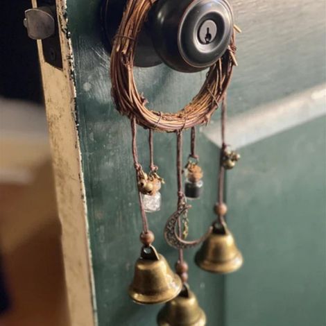 Carillon à Vent Murale Porte-Bonheur Décoration Ésotérique Pendaison (1/5)