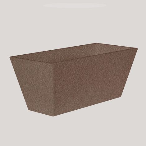 JAZMÍN 80 Macetero Rectangular de Interior y Exterior Para Plantas y Flores Muy Resistente al Paso del Tiempo. Jardinera Hecha de Polietileno en España - Antracita