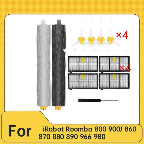 Für iRobot Roomba 800 900 Serie 860 870 880 890 966 980 Staubsaugerzubehör Haupt- und Seitenbürste Filter() (1/4)