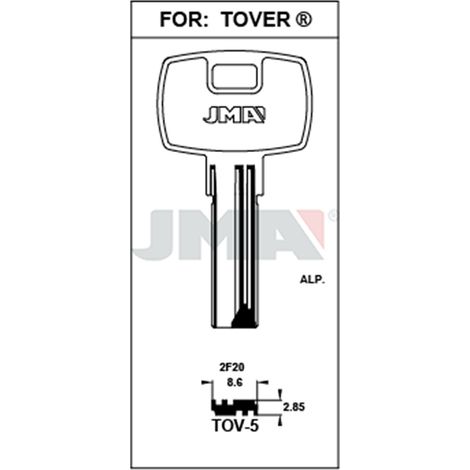 Llave de seguridad alpaca TOV-5