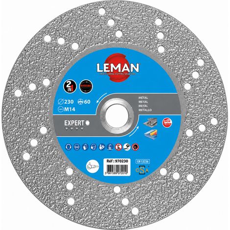 LEMAN Disque Diamant D125 mm 1200125 Universel Beton Pierre (1/5)