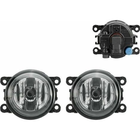2 Feux Antibrouillard Pare-chocs Avant Phares Anti-brouillard Halogène Gauche/Droite Ford Transit C-Max Focus Fiesta + Ampoule H11 (1/4)