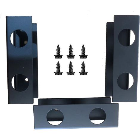 Support de rangement pour ordinateur portable sous le bureau - Support à plateau métallique invisible créatif, rack caché pour ordinateur portable économiseur d'espace, idéal pour l'organisation maiso (1/5)