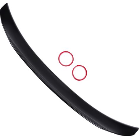 ABS Boot Spoiler Wing for Mercedes-Benz C Class W205 15-2020 Gloss Black Painted (1/5)