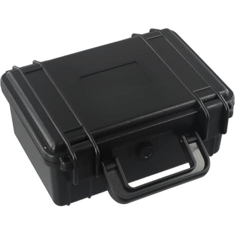Coffret de rangement pour outils étanche et antidéflagrant avec insert en mousse antichoc, valve de régulation de pression d'air, verrouillage de sécurité, en plastique ABS, Wl901 (1/5)