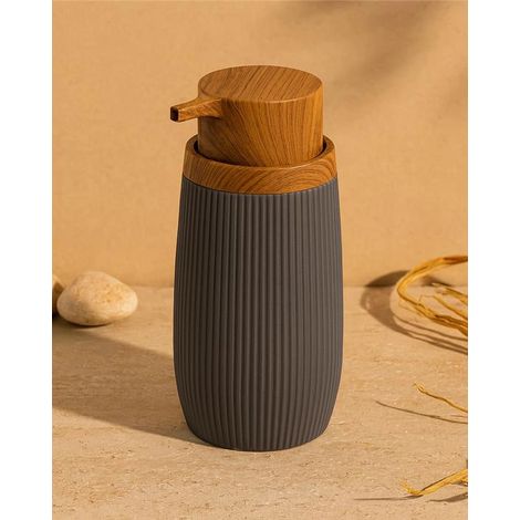 Dispenser sapone in plastica grigio London (1/2)