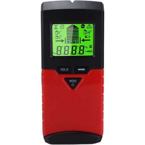 Détecteur mural LCD multifonction avec capteur électronique pour localiser montants, scanneur de murs pour détection de métaux. (1/5)
