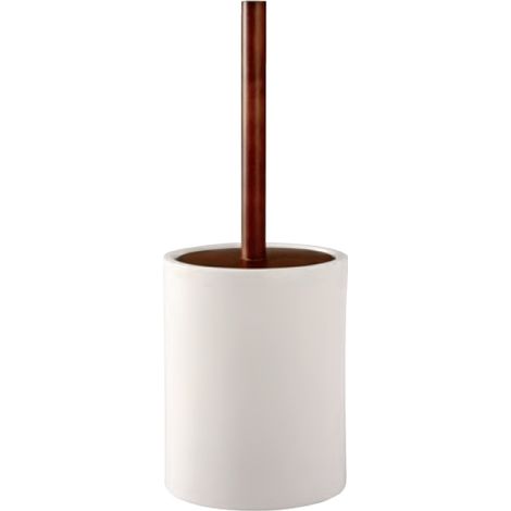 Porta scopino bianco - serie egg