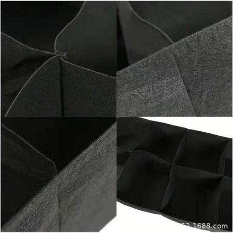 Sac De Plantation - 120x60x30 Cm - 8 Compartiments - Tissu Non Tissé - Résistant À L'Humidité - 1 Pièce (1/4)