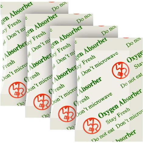 Absorbeur D Oxygene - 100 Unites - Grade Alimentaire - Anti Huile - Capacite D Absorption 3x - Pour Conservation Longue Duree Des Aliments (1/5)