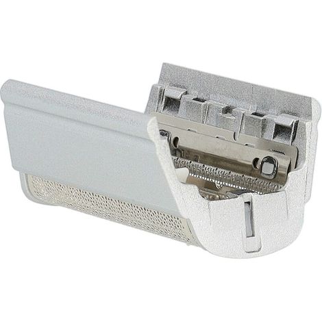 Foglio Doppio Compatibile Braun Flex Integral 5705-5707, 6012, 5703-5704, 5515 + Cornice, Argento (1/2)